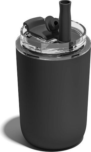 Uirzotn 10-oz. Insulated Coffee Tumbler w/ Straw for $12 + free shipping w/ Prime