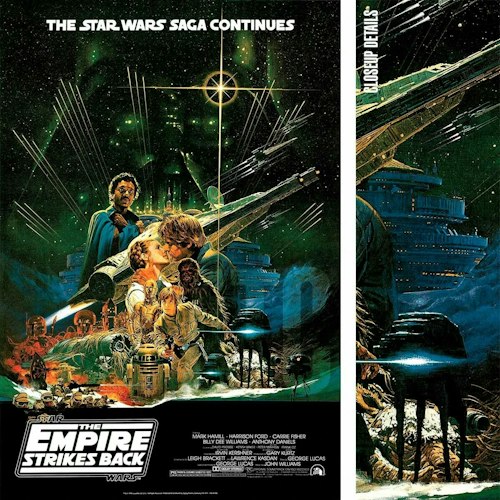 The Empire Strikes Back Movie Poster Canvas Art Prints for From $227 + free shipping