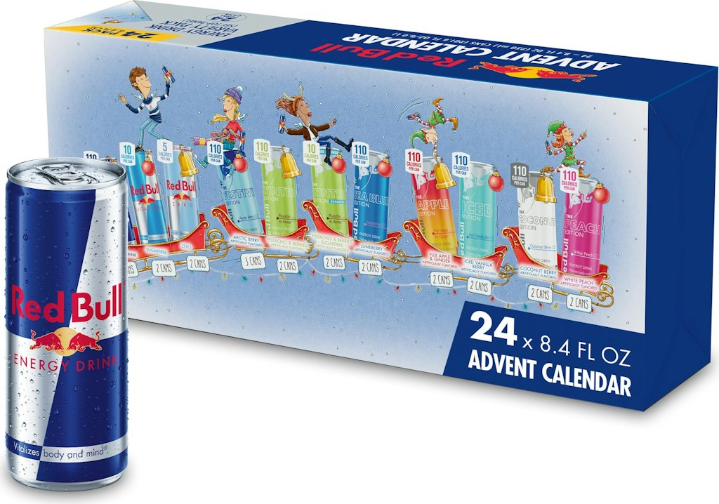 Red Bull Energy Drink Variety Advent Calendar: preorder for $55