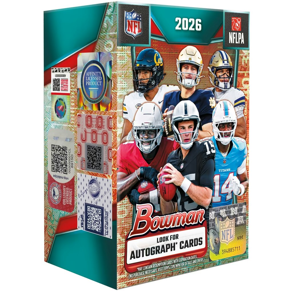 2026 Bowman Football Factory Sealed Value Box: $30