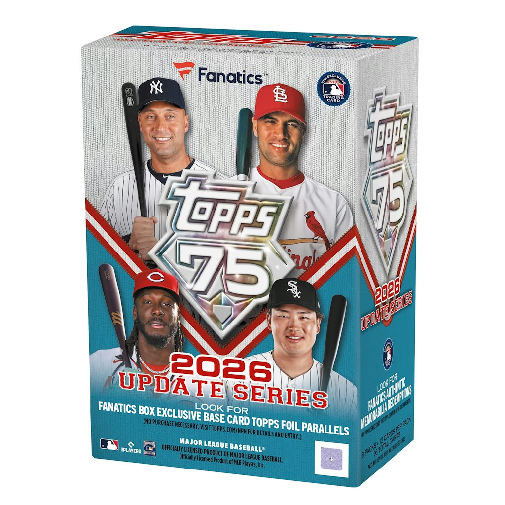 2026 Topps Update Series Baseball Factory Sealed Fanatics Exclusive Value Box: $29.99