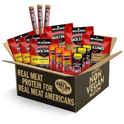 Jack Link's Beef Jerky Variety Pack Gift Basket 15-Pack for $22 + free shipping w/ Prime