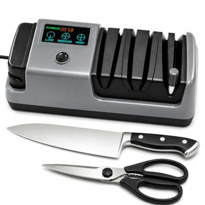 Psythuor 5-in-1 Electric Knife Sharpener for $39 + free shipping