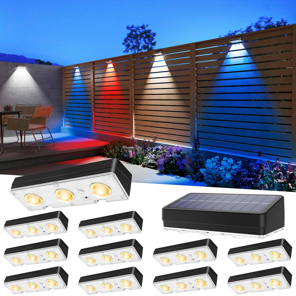 Jofios Solar Fence Light 12-Pack: $40 Jofios Solar Fence Light 12-Pack: $40