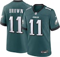 Nike Men's Philadelphia Eagles A.J. Brown #11 Teal Game Jersey for $32 + free shipping w/ $49