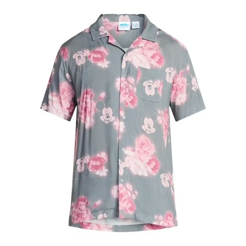 Disney Mickey Mouse Men's Graphic Button-Up Shirt for $6 + free shipping w/ $35
