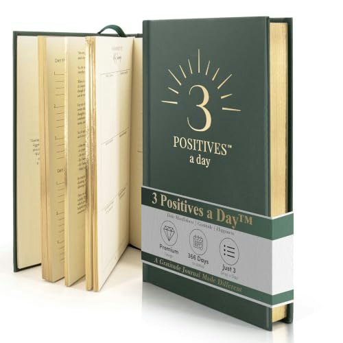 3 Positives a Day One-Year Mindfulness and Gratitude Journal: $25.97