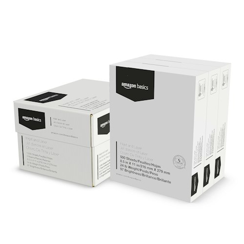 Amazon Basics Multipurpose Copy Printer Paper 1500 Sheets for $24 w/ Sub & Save for Prime + free shipping