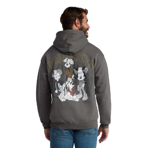 Disney Mickey Mouse Men's Wild Crew Graphic Fleece Hoodie: $8.89