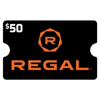 Regal Cinemas $50 Gift Card: $40 Regal Cinemas $50 Gift Card: $40