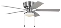 Hampton Bay Colton 52" Indoor Flush Mount Ceiling Fan w/ Light Kit for $47 + free shipping
