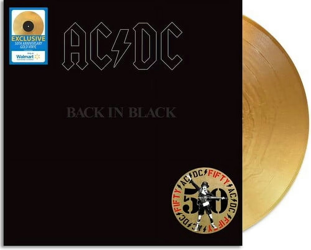 AC/DC Back in Black Walmart Exclusive Gold Vinyl LP: $27