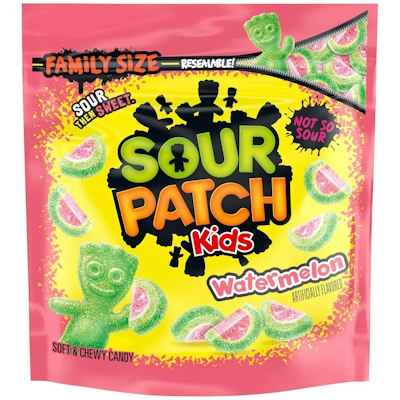 Sour Patch Kids Watermelon Family Size Soft & Chewy Candy for $5.93 via Sub & Save + free shipping w/ Prime