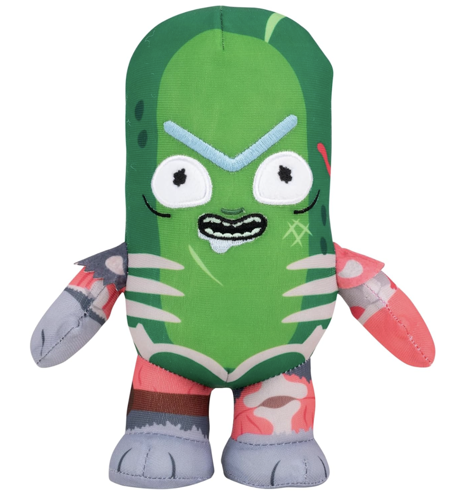 Jazwares Rick & Morty Pickle Rick 8" Plush Toy: $5.02