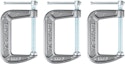 Olympia Tools Cast Iron 3" C-Clamps 3-Pack for $10 + free shipping w/ Prime