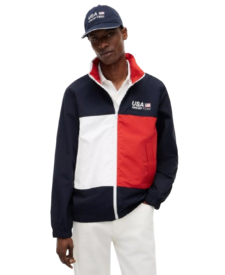 Tommy Hilfiger x U.S. SailGP Men's Team Flag Regatta Jacket: $68