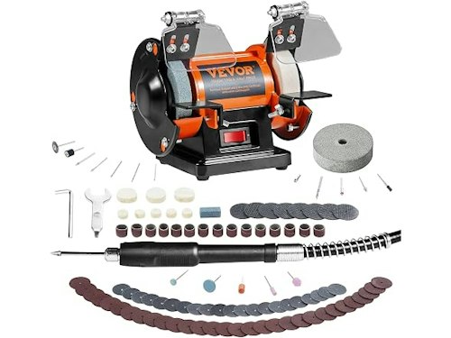 Vevor Bench Polisher & Buffing Machine for $38 + free shipping w/ Prime