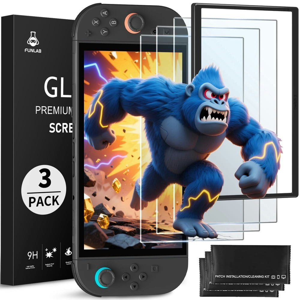 Funlab Screen Protector for Switch 2 3-Pack: $8.09 Funlab Screen Protector for Switch 2 3-Pack: $8.09