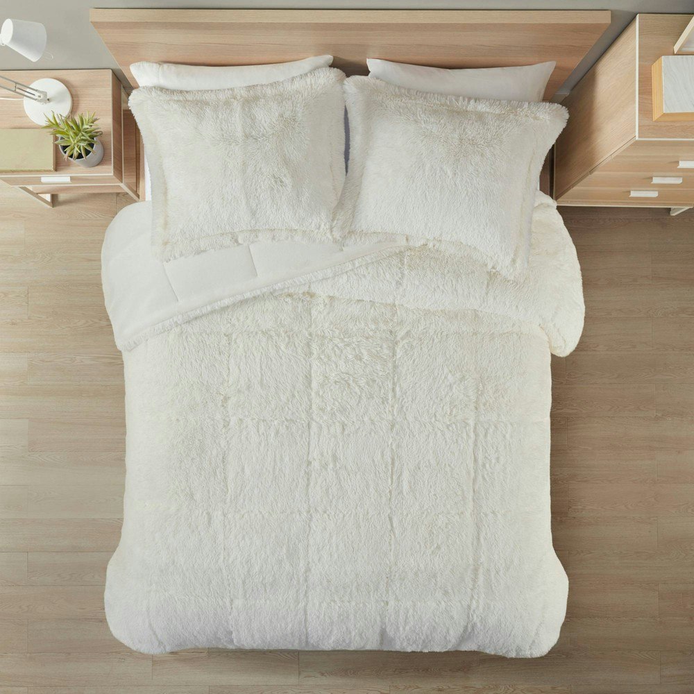 Intelligent Design Leena Shaggy Faux Fur Twin/Twin XL Comforter 2-Piece Set: $39.49 Intelligent Design Leena Shaggy Faux Fur Twin/Twin XL Comforter 2-Piece Set: $39.49