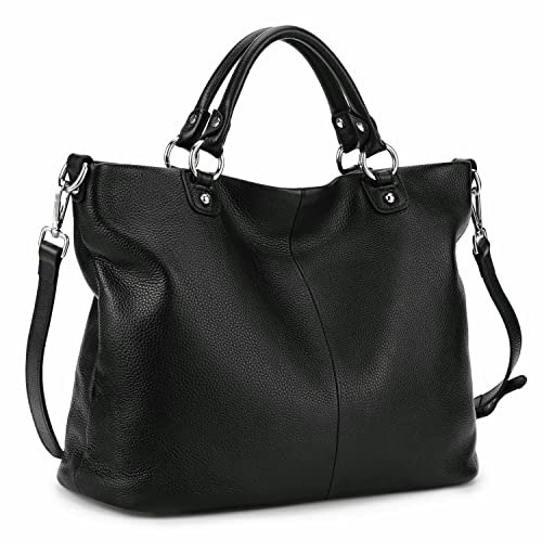 Kattee Genuine Leather Tote Purse: $56