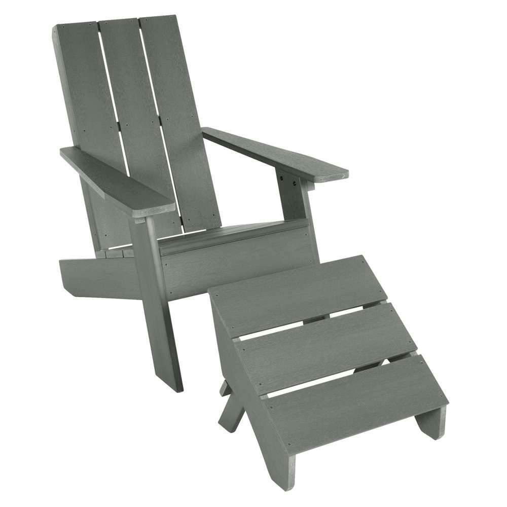 Highwood Italica Modern Adirondack Chair and Folding Ottoman 2-Piece Set: $486.99 Highwood Italica Modern Adirondack Chair and Folding Ottoman 2-Piece Set: $486.99