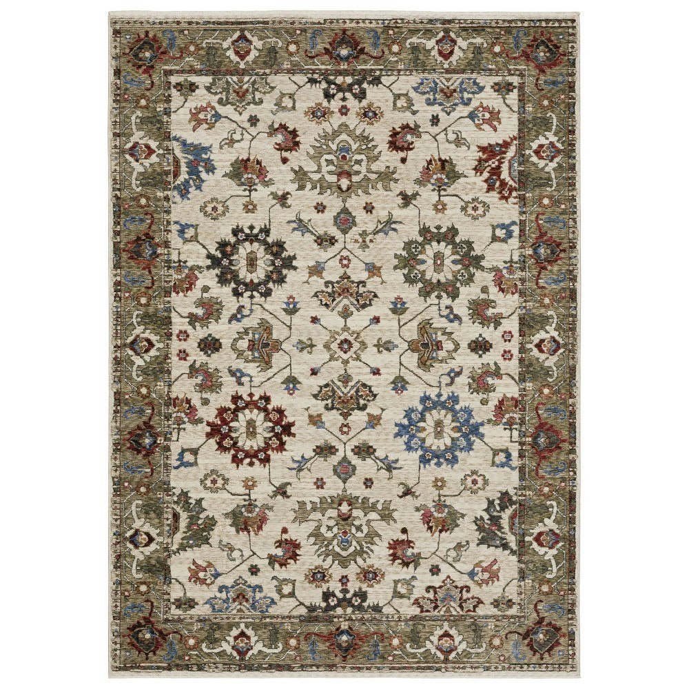 Captiv8e Designs 3'10\"x5'5\" Hanford Vintage Bordered Area Rug: $219.99 Captiv8e Designs 3'10\"x5'5\" Hanford Vintage Bordered Area Rug: $219.99