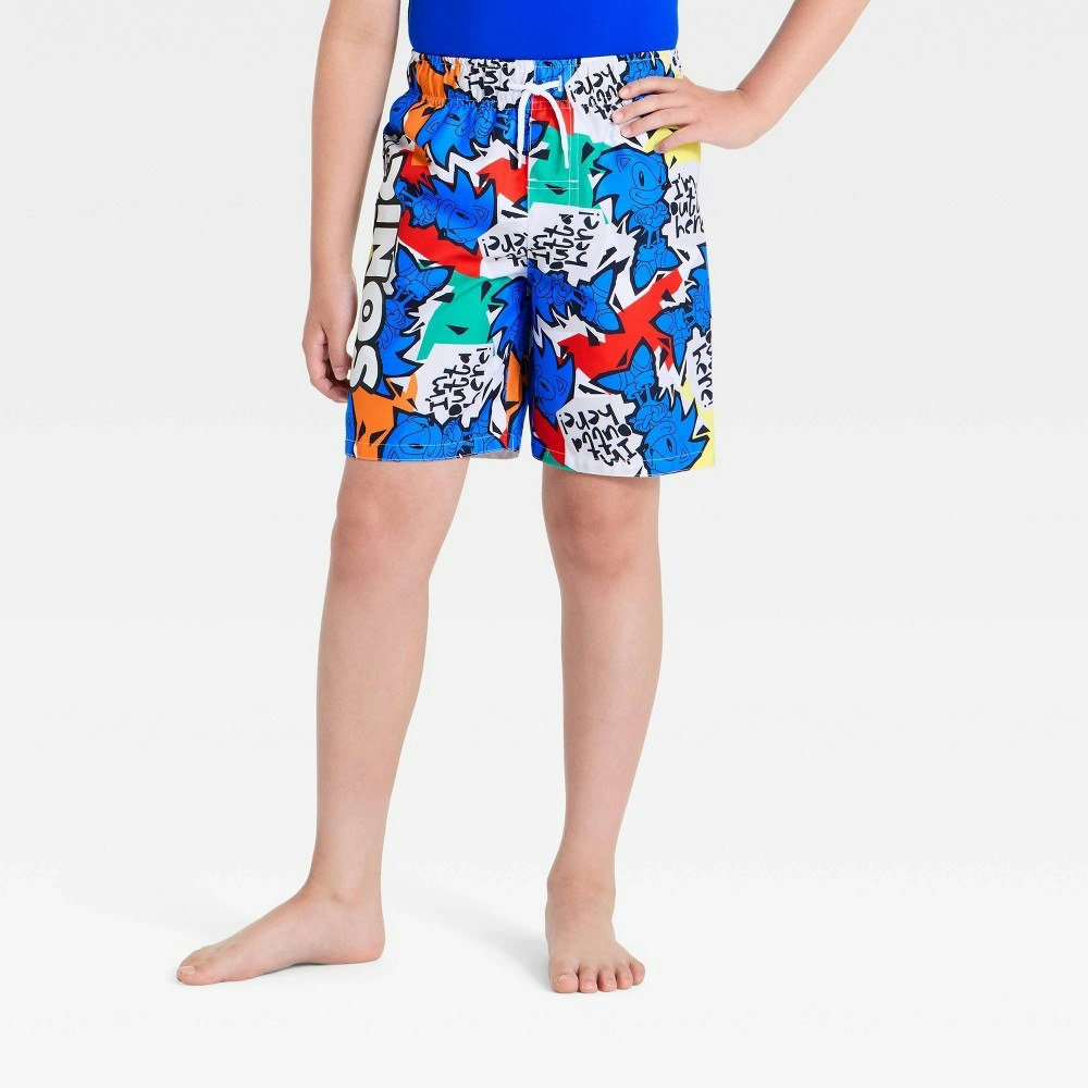 Boys' Sonic the Hedgehog Swim Trunks: $18 Boys' Sonic the Hedgehog Swim Trunks: $18