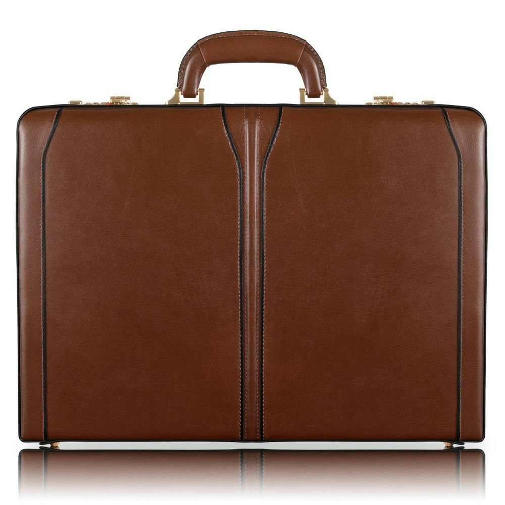 McKlein Lawson Leather Attache Briefcase: $82.99