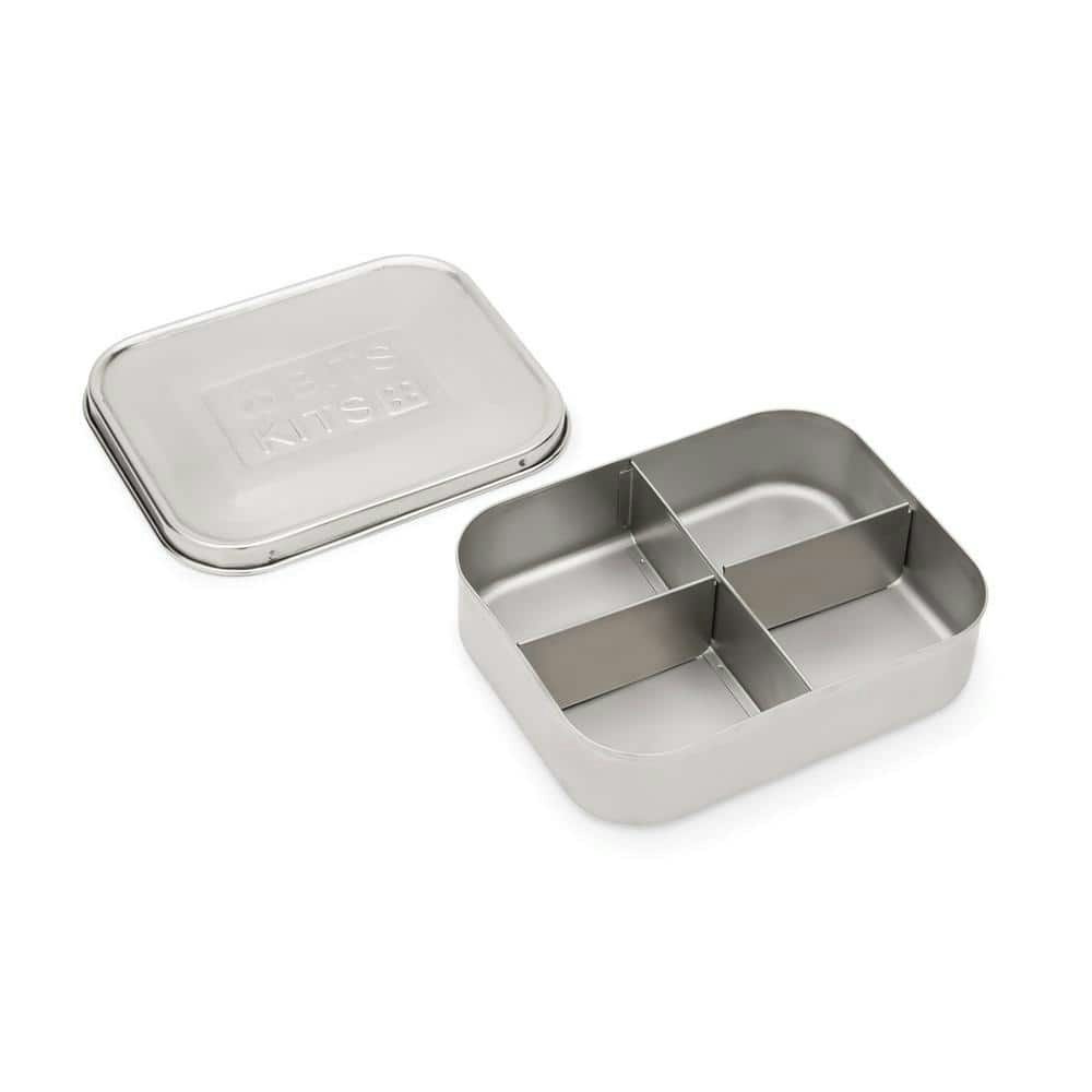 Stainless Steel 4-Compartment Kids' Bento Box: $12.75 Stainless Steel 4-Compartment Kids' Bento Box: $12.75