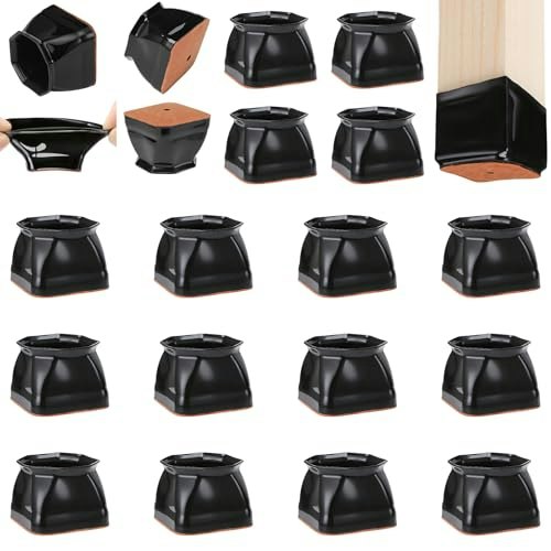Chunzexi Square Chair Leg Floor Protectors 16-Pack: $12.34 Chunzexi Square Chair Leg Floor Protectors 16-Pack: $12.34