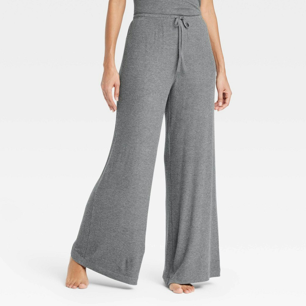 Auden Women's Cozy Ribbed Wide Leg Pants: $25 Auden Women's Cozy Ribbed Wide Leg Pants: $25