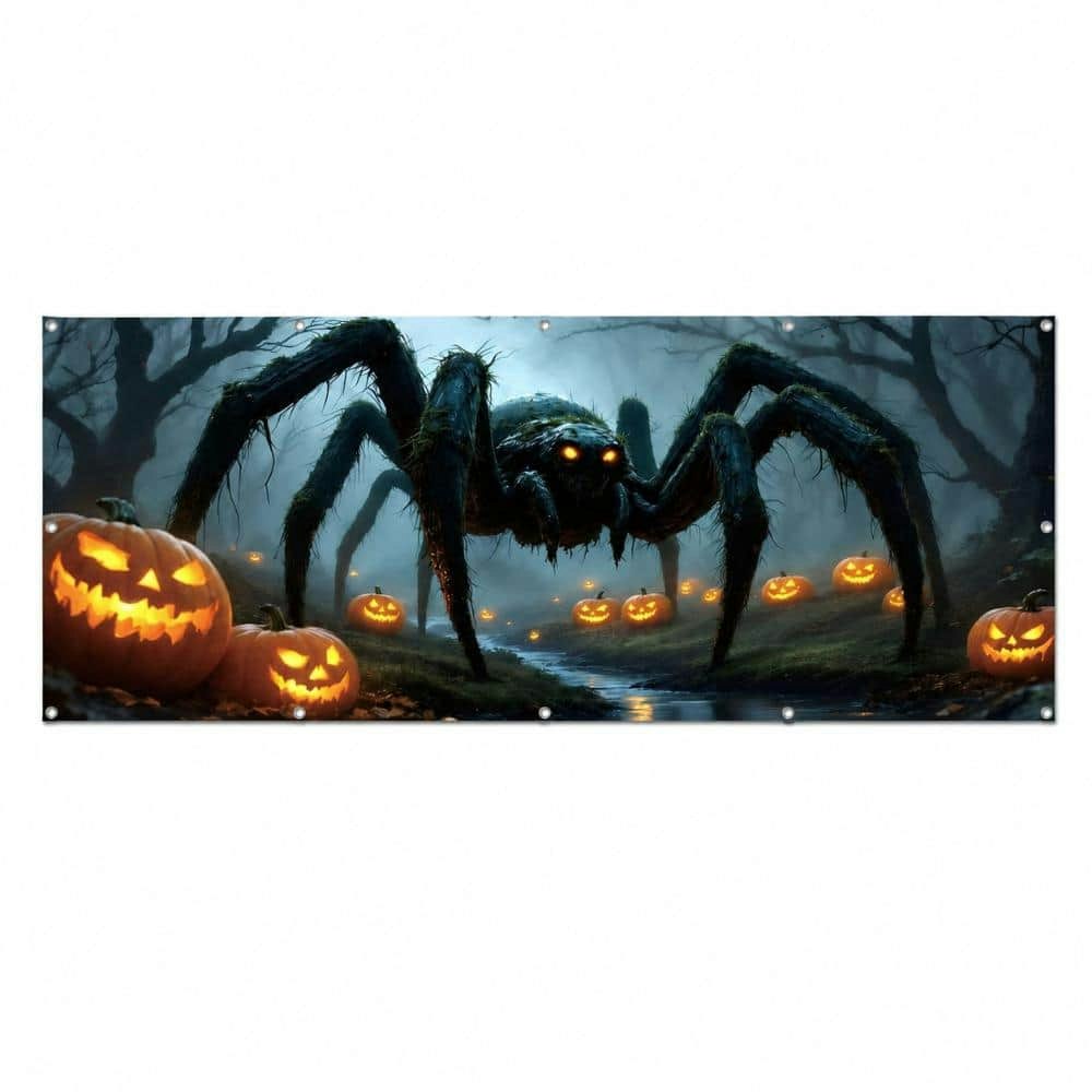 Giant Spider Halloween Garage Door Banner 7x16-Foot: $70.40 Giant Spider Halloween Garage Door Banner 7x16-Foot: $70.40