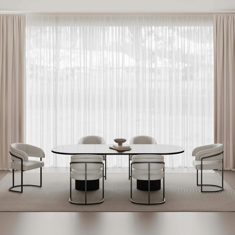 Manhattan Comfort Augusta Leatherette Dining Chairs 6-Pack: $2,155.99 Manhattan Comfort Augusta Leatherette Dining Chairs 6-Pack: $2,155.99