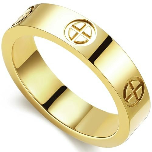 Pdwznba Gold-Plated Stainless Steel Promise Ring: $7.64