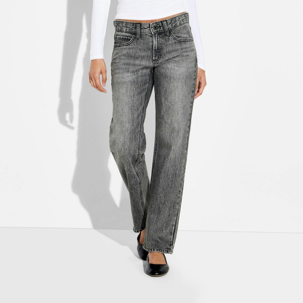 Wild Fable Women's Low-Rise Straight Leg Jeans: $28 Wild Fable Women's Low-Rise Straight Leg Jeans: $28