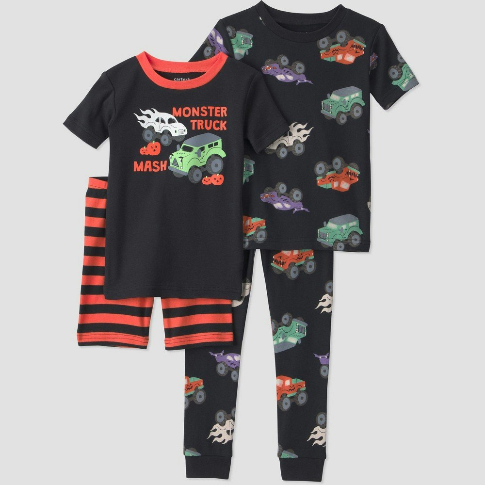 Carter's Just One You Baby Boys' 4-Piece Monster Trucks Cotton Pajama Set: $17 Carter's Just One You Baby Boys' 4-Piece Monster Trucks Cotton Pajama Set: $17