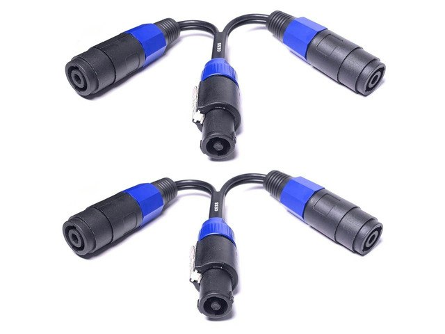 Cess 132 Speakon Splitter Cable 2-Pack: $38.14