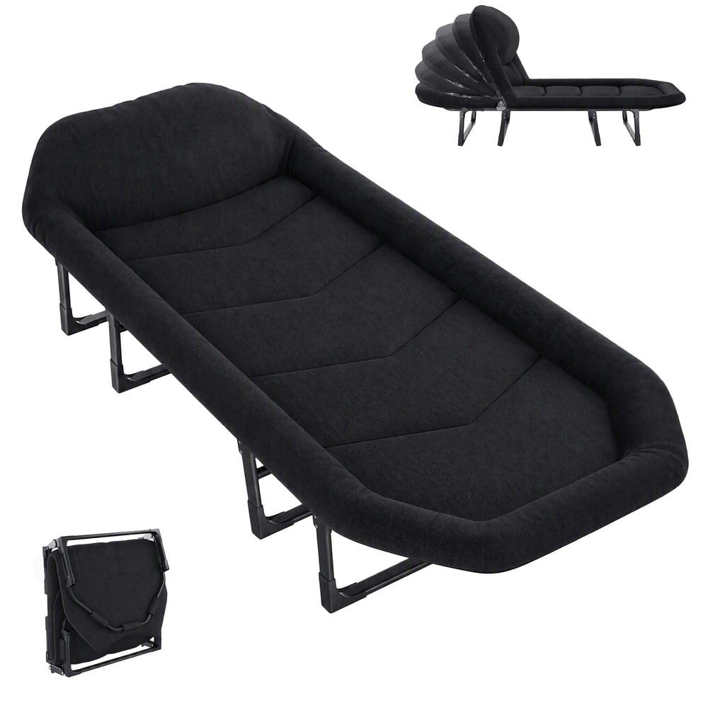 Jioabl Folding Camping Cot with Mattress: $49.99 Jioabl Folding Camping Cot with Mattress: $49.99