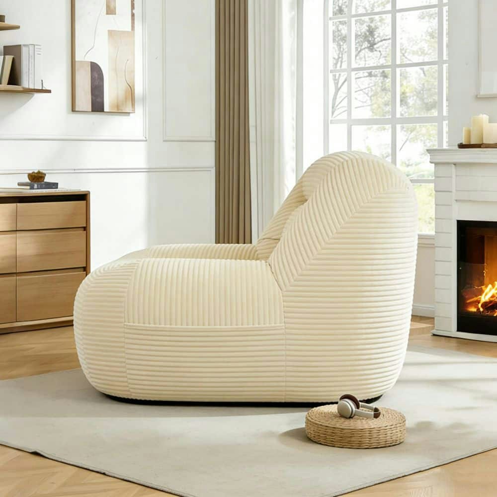 Pasca Camel Corduroy Bean Bag Chair: $143.46 Pasca Camel Corduroy Bean Bag Chair: $143.46