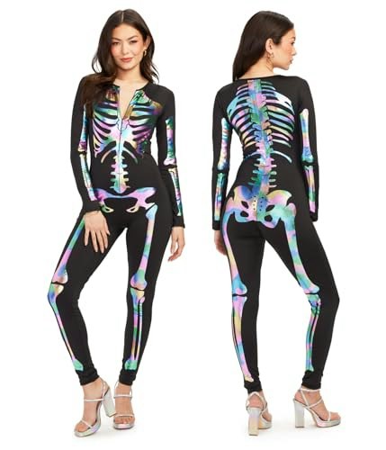 Tipsy Elves Women's Skeleton Bodysuit Costume: $59.95