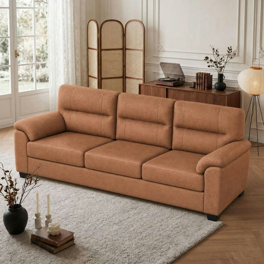 84-Inch 3-Seater Microfiber Sofa: $419.67 84-Inch 3-Seater Microfiber Sofa: $419.67