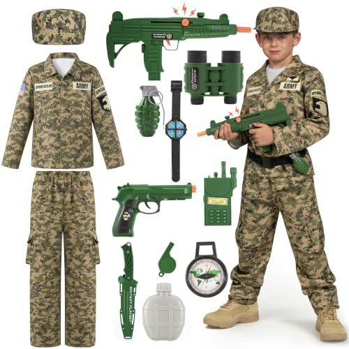 Spooktacular Creations Boys Army Soldier Costume: $25.49 Spooktacular Creations Boys Army Soldier Costume: $25.49