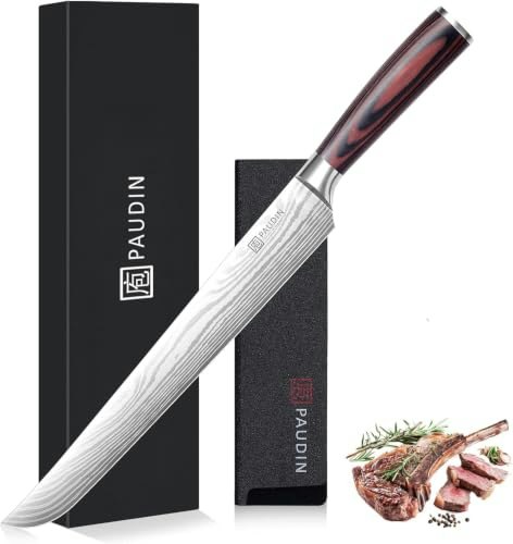 Paudin 12-inch Brisket Slicing Knife: $28.99 Paudin 12-inch Brisket Slicing Knife: $28.99