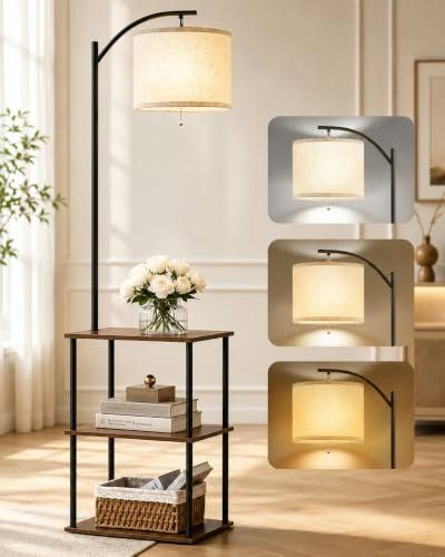 Gergo Floor Lamp with Table: $35.98