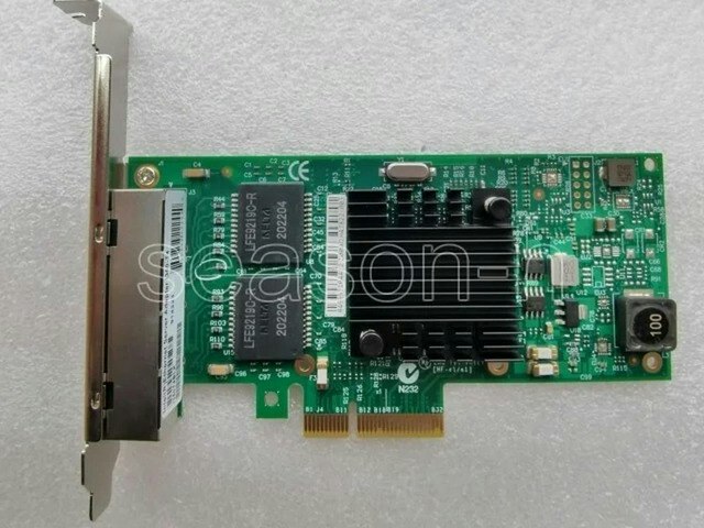 Intel I350-T4 Ethernet Network Interface Card: $92.55