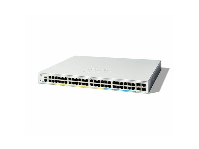 Cisco Catalyst C1300-48P-4X 48-Port Managed Ethernet Switch: $1,782.99