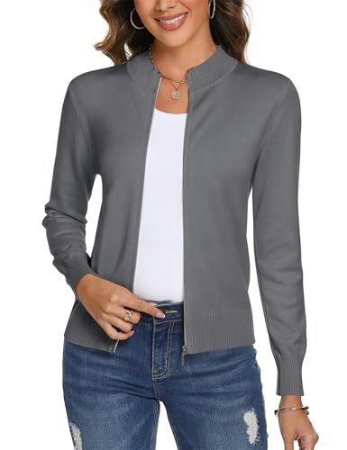 Totatuit Women's Knitted Zip-Up Sweater: $25.49 Totatuit Women's Knitted Zip-Up Sweater: $25.49