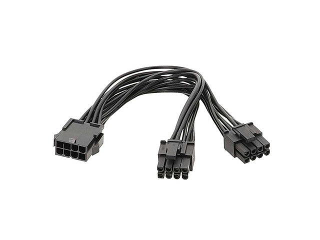 8-Pin to Dual 8-Pin PCIe GPU Power Splitter Cable 20cm: $12.99 8-Pin to Dual 8-Pin PCIe GPU Power Splitter Cable 20cm: $12.99