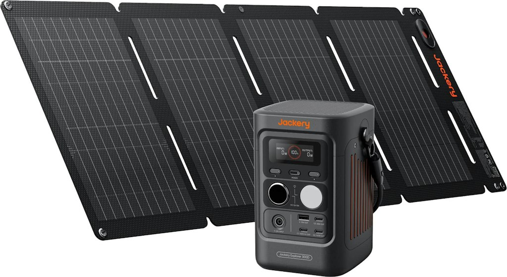 Jackery Explorer 300D Portable Power Station and 40W Solar Panel Bundle: $249.99 Jackery Explorer 300D Portable Power Station and 40W Solar Panel Bundle: $249.99
