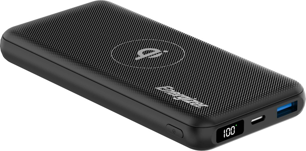 Energizer 10,000mAh 20W USB-C Qi Wireless Portable Power Bank: $34.99